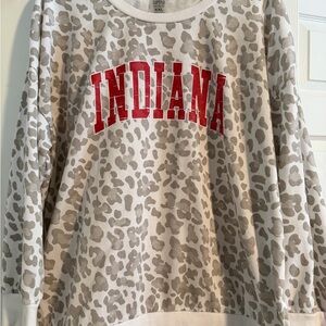 Indiana Leopard Print Sweatshirt